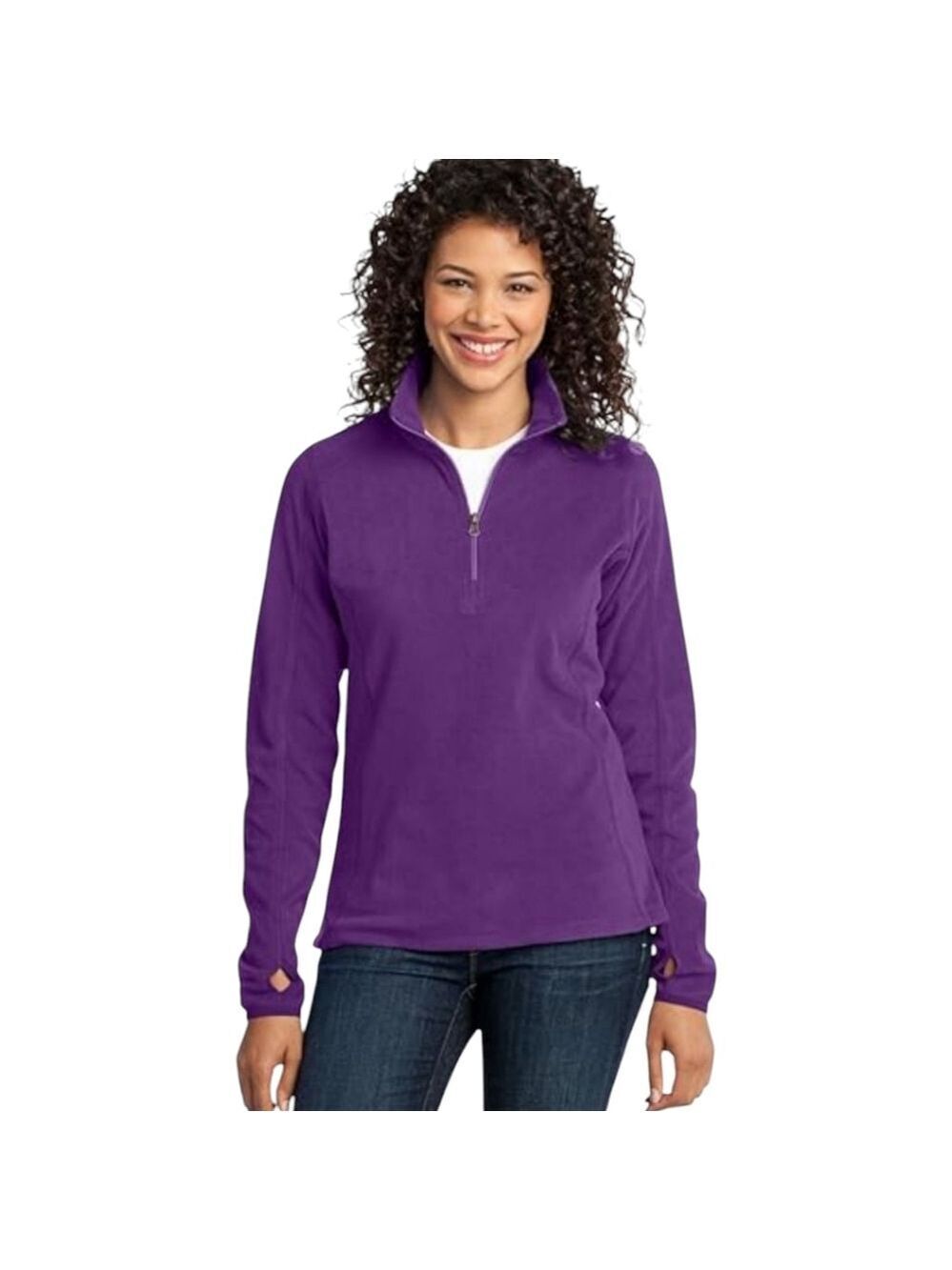 Faded Glory Women’s Size S 4/6 Zip Fleece Pullover